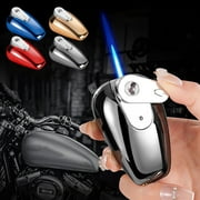 Clearance \u0026 Promo,Motorcycle Tank Shaped Lighter,Labor-Saving Rocker Arm Windproof Lighter,Straight Forward Ignition for BBQ,Camping \u0026 Outdoor Use,Lighter | Metal, Black-806,MIANHT